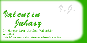 valentin juhasz business card